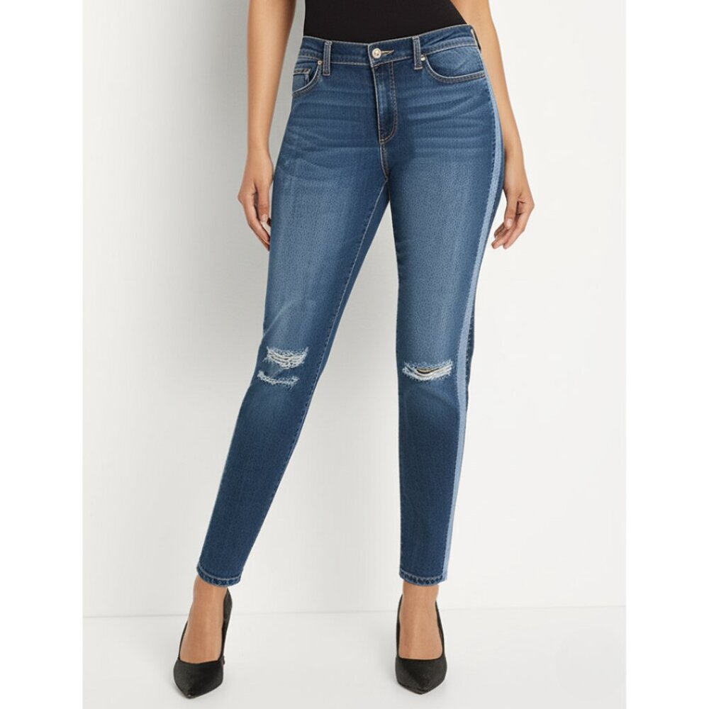 Joe's Jeans Kass High Rise Straight Jean Venus Wash Whiskered & Sanded Size 28